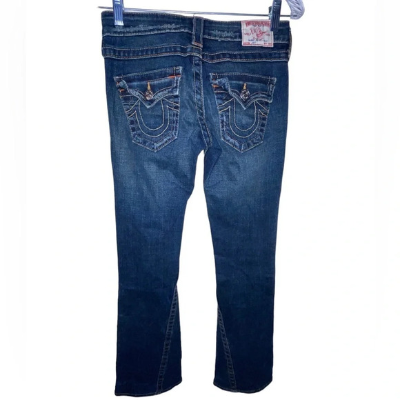 True Religion Joey Flare Distressed Jeans Women’s Size 26 Low Rise Y2K CA#30427 - Picture 2 of 15